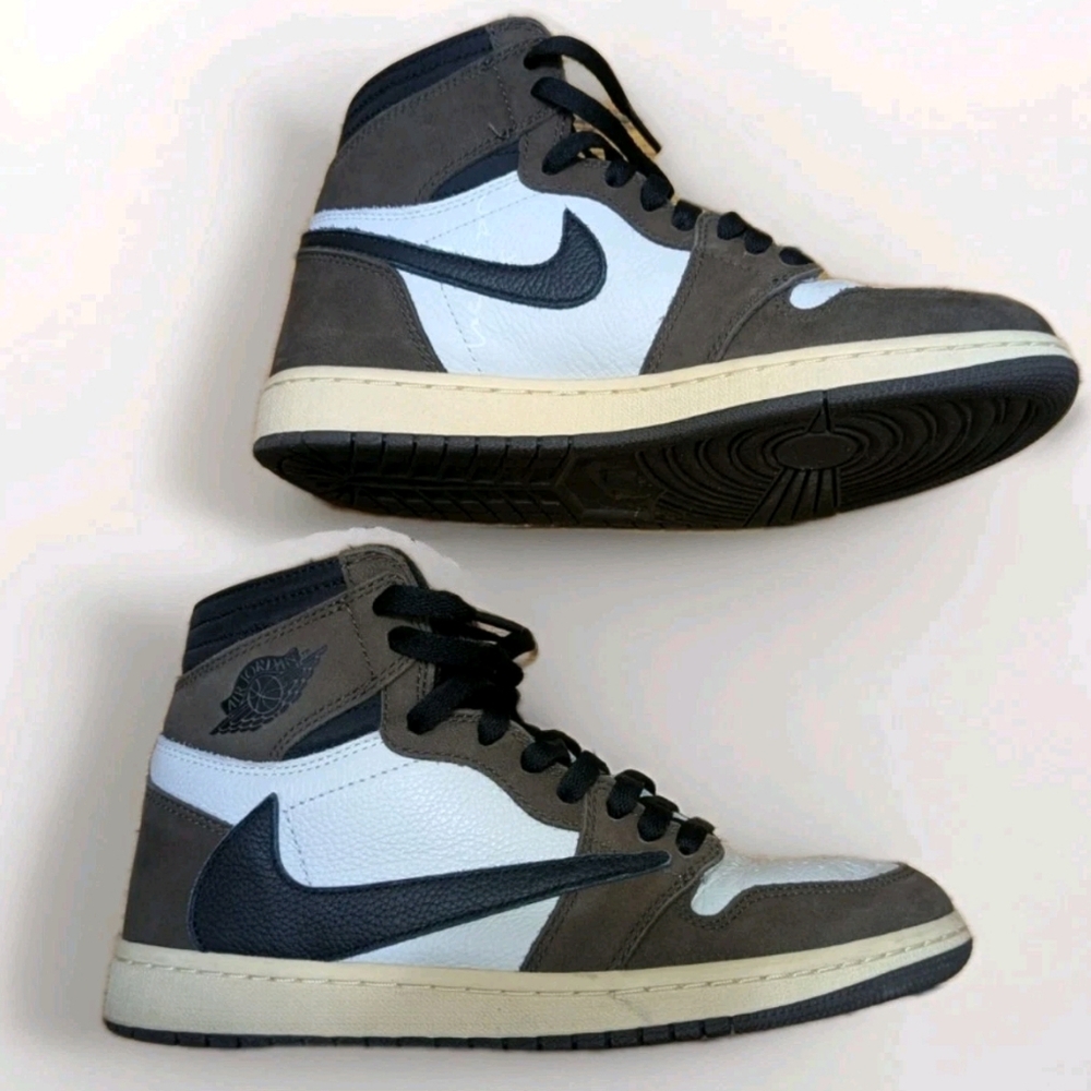 Size 8.5 Jordan 1 Retro High OG SP Travis Scott Mocha CD4487-100